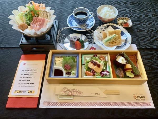 [Ume Gozen Set Meal at Lunch] A gozen meal plan featuring plums from Mito and local ingredients at Tosui-an, a modern kaiseki cuisine & wine restaurant