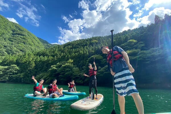 [Okutama / Lake Shiromaru] Accompanied by an experienced guide! SUP tour