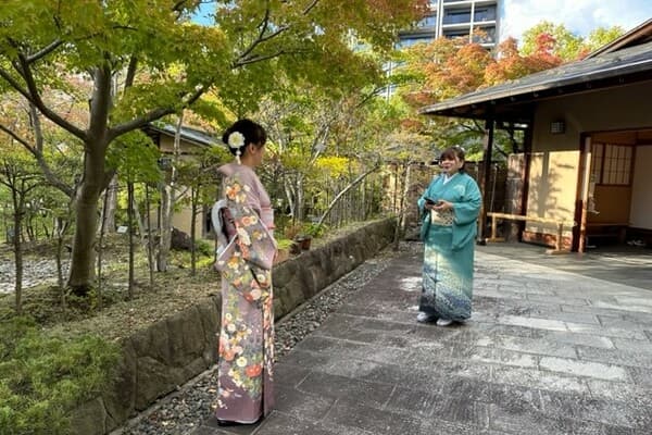 Stroll Through the City in a Rented Kimono in Fukushima Prefecture