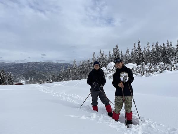 [Hida Satoyama Snowshoeing] Let's explore the magical winter wonderland!