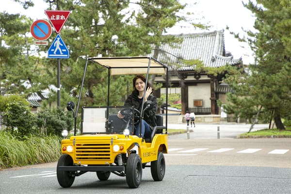 Fun quad ride in Ikaruga Village ♪ World Heritage Three-store Pagoda Tour