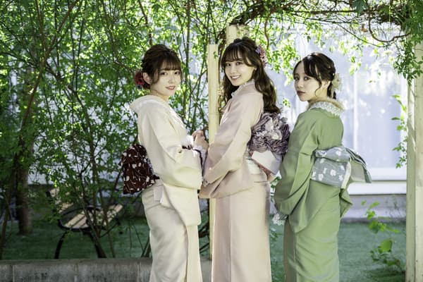 [Osaka Umeda] Kimono Complete Set Rental & Hair Set & Dressing! One Star Plan