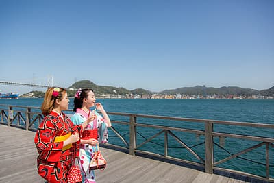 Summer Kimono Rental and Experience at Shimonseki