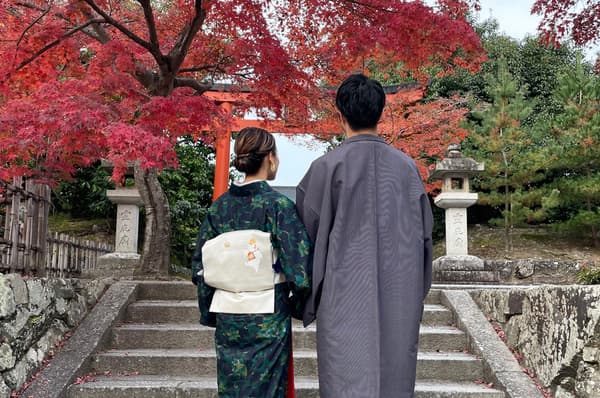 [Kyoto Teramachi] Private Reservation Limited to 5 Groups Per Day◆Kimono Rental for Couples in a 100-Year-Old Kyoto Townhouse
