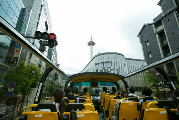 [Ages 6-11] Unlimited rides! Sky Hop Bus Kyoto Tourist Bus One-Day Ticket