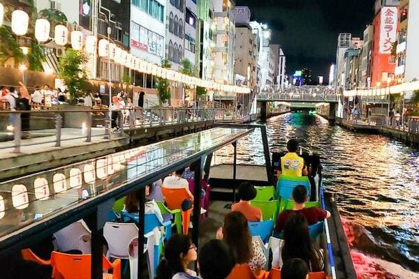 [Ages 6-11/A⇔A Route] Experience Dotonbori by boat! Osaka Wonder Cruise Ticket