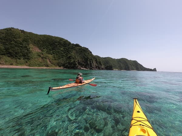 Explore the Natural Beauty of Northern Okinawa's Kayo Area With a Kayak Tour Led by a British Guide
