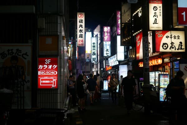 Downtown streets guided drinking tour - Tokyo