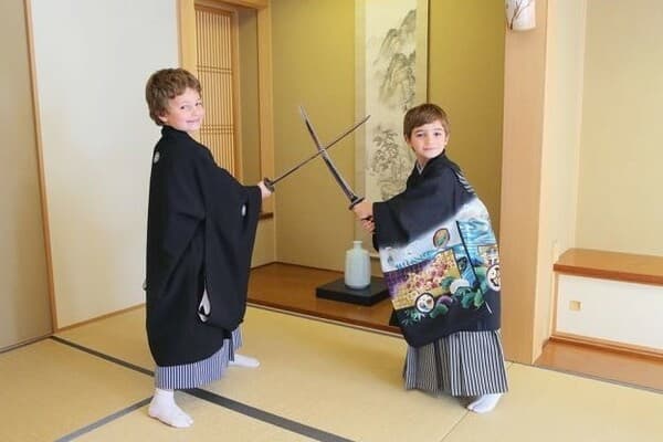 [Ages 5-12, For Those 110-140cm Tall] Samurai Transformation Photoshoot Plan - Kyoto