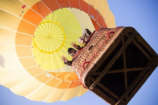 【Weekdays】You can relax even if it's your first time ballooning! A hot air balloon experience from set up to flight