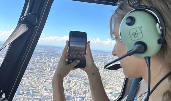 [Helicopter Cruising] Admire Tokyo’s famous landmarks from the sky! A 20-minute tour of the city