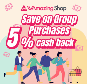Save on Group Purchases｜Get 5% Cashback on Purchases